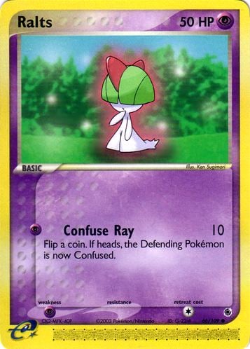Ralts 066 — EX Rubino & Zaffiro (Italian Pokémon TCG card)