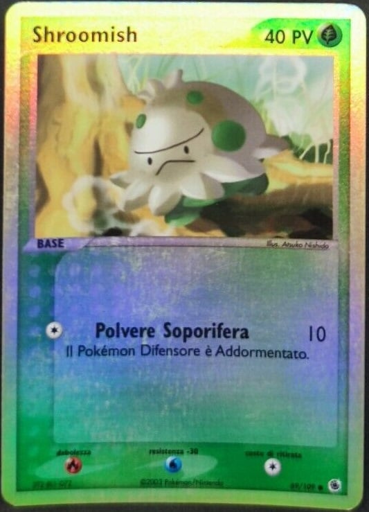 Shroomish 069 — EX Rubino & Zaffiro (Italian Pokémon TCG card)