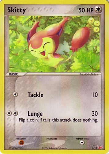 Skitty 071 — EX Rubino & Zaffiro (Italian Pokémon TCG card)