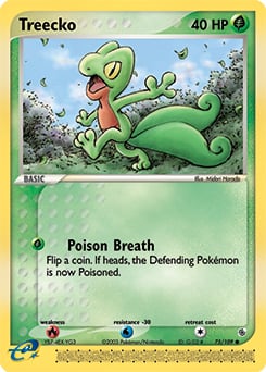 Treecko 075 — EX Rubino & Zaffiro (Italian Pokémon TCG card)