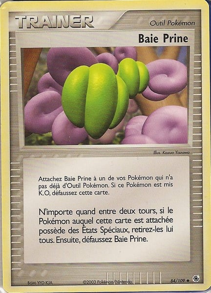 Baccaprugna 084 — EX Rubino & Zaffiro (Italian Pokémon TCG card)