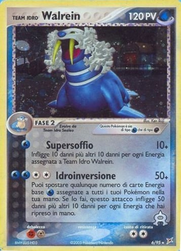 Team Idro Walrein 006 — EX Team Magma vs Team Idro (Italian Pokémon TCG card)
