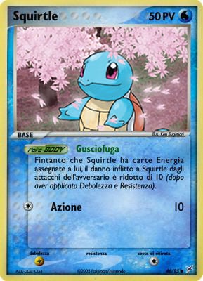 Squirtle 046 — EX Team Magma vs Team Idro (Italian Pokémon TCG card)