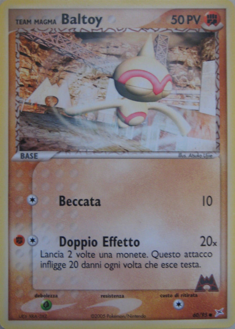 Team Magma Baltoy 060 — EX Team Magma vs Team Idro (Italian Pokémon TCG card)