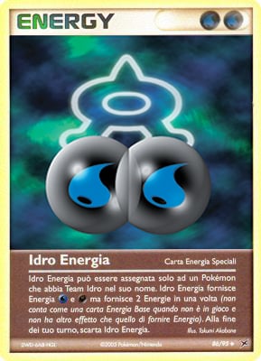 Idro Energia 086 — EX Team Magma vs Team Idro (Italian Pokémon TCG card)