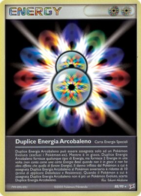 Duplice Energia Arcobaleno 088 — EX Team Magma vs Team Idro (Italian Pokémon TCG card)