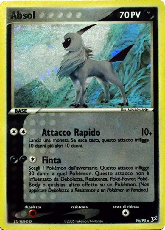 Absol 096 — EX Team Magma vs Team Idro (Italian Pokémon TCG card)