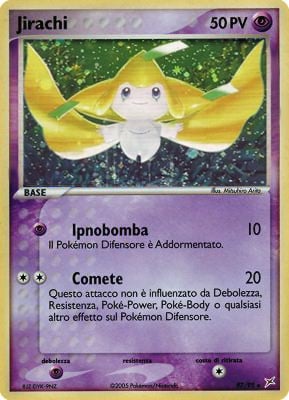 Jirachi 097 — EX Team Magma vs Team Idro (Italian Pokémon TCG card)