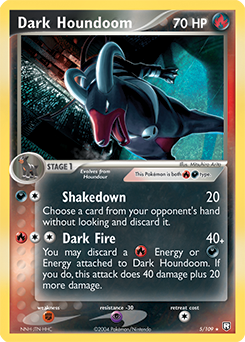Dark Houndoom 005 — EX Team Rocket Returns (Italian Pokémon TCG card)