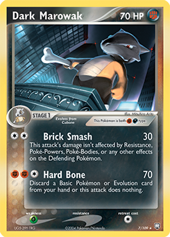 Dark Marowak 007 — EX Team Rocket Returns (Italian Pokémon TCG card)
