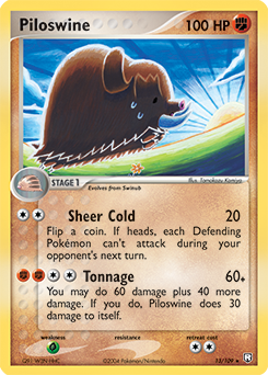 Piloswine 013 — EX Team Rocket Returns (Italian Pokémon TCG card)