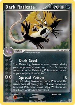 Dark Raticate 017 — EX Team Rocket Returns (Italian Pokémon TCG card)