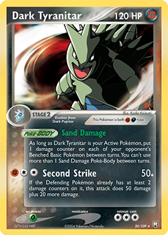Dark Tyranitar 020 — EX Team Rocket Returns (Italian Pokémon TCG card)