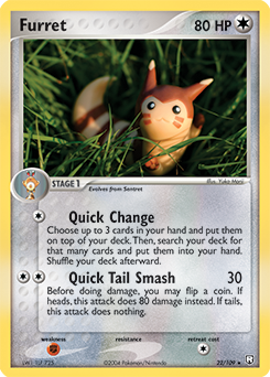Furret 022 — EX Team Rocket Returns (Italian Pokémon TCG card)