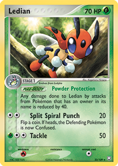 Ledian 023 — EX Team Rocket Returns (Italian Pokémon TCG card)