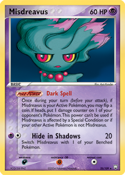 Misdreavus 025 — EX Team Rocket Returns (Italian Pokémon TCG card)