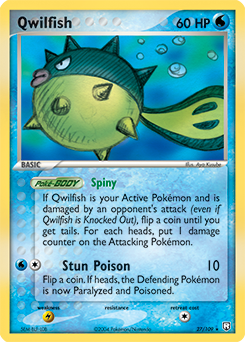 Qwilfish 027 — EX Team Rocket Returns (Italian Pokémon TCG card)