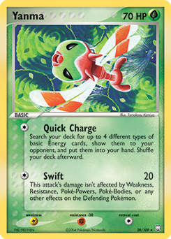 Yanma 028 — EX Team Rocket Returns (Italian Pokémon TCG card)