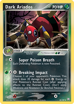 Dark Ariados 030 — EX Team Rocket Returns (Italian Pokémon TCG card)