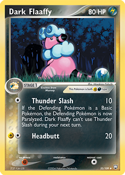 Dark Flaaffy 033 — EX Team Rocket Returns (Italian Pokémon TCG card)