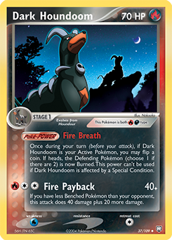 Dark Houndoom 037 — EX Team Rocket Returns (Italian Pokémon TCG card)