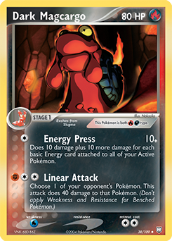 Dark Magcargo 038 — EX Team Rocket Returns (Italian Pokémon TCG card)