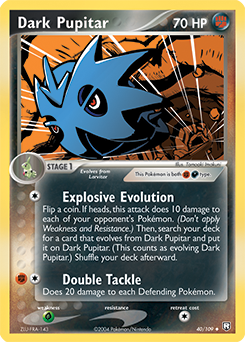 Dark Pupitar 040 — EX Team Rocket Returns (Italian Pokémon TCG card)