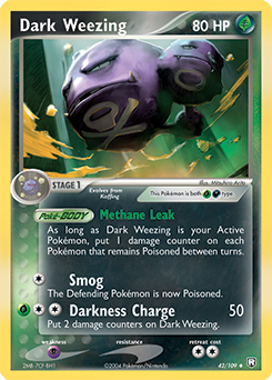 Dark Weezing 042 — EX Team Rocket Returns (Italian Pokémon TCG card)