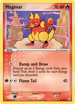 Magmar 044 — EX Team Rocket Returns (Italian Pokémon TCG card)