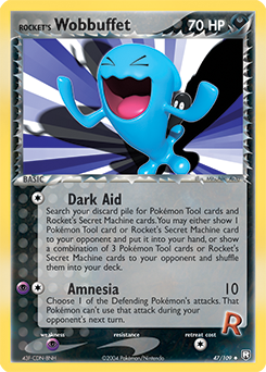 Rocket's Wobbuffet 047 — EX Team Rocket Returns (Italian Pokémon TCG card)