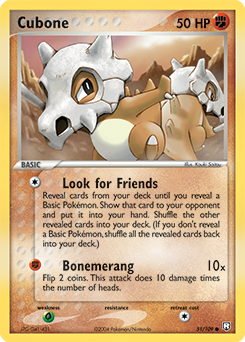 Cubone 051 — EX Team Rocket Returns (Italian Pokémon TCG card)