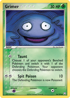 Grimer 056 — EX Team Rocket Returns (Italian Pokémon TCG card)