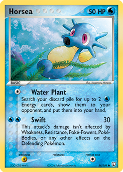 Horsea 058 — EX Team Rocket Returns (Italian Pokémon TCG card)