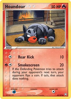 Houndour 059 — EX Team Rocket Returns (Italian Pokémon TCG card)