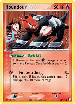 Houndour 060 — EX Team Rocket Returns (Italian Pokémon TCG card)