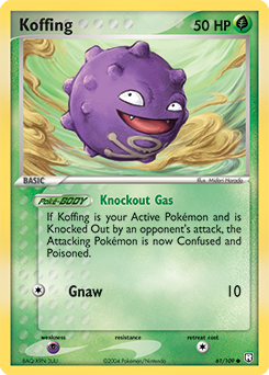 Koffing 061 — EX Team Rocket Returns (Italian Pokémon TCG card)