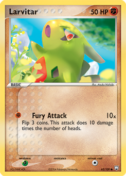 Larvitar 062 — EX Team Rocket Returns (Italian Pokémon TCG card)
