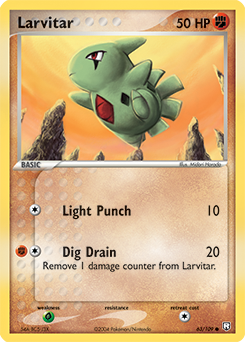 Larvitar 063 — EX Team Rocket Returns (Italian Pokémon TCG card)