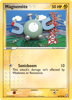 Magnemite 066 — EX Team Rocket Returns (Italian Pokémon TCG card)