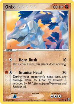 Onix 069 — EX Team Rocket Returns (Italian Pokémon TCG card)