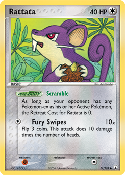 Rattata 071 — EX Team Rocket Returns (Italian Pokémon TCG card)