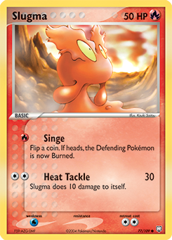 Slugma 077 — EX Team Rocket Returns (Italian Pokémon TCG card)
