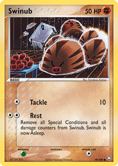 Swinub 079 — EX Team Rocket Returns (Italian Pokémon TCG card)