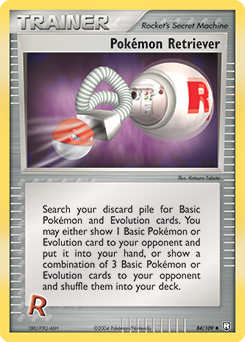 Pokémon Retriever 084 — EX Team Rocket Returns (Italian Pokémon TCG card)