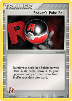 Rocket's Poké Ball 089 — EX Team Rocket Returns (Italian Pokémon TCG card)