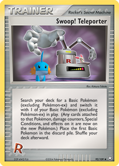 Swoop! Teleporter 092 — EX Team Rocket Returns (Italian Pokémon TCG card)