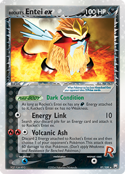 Rocket's Entei ex 097 — EX Team Rocket Returns (Italian Pokémon TCG card)