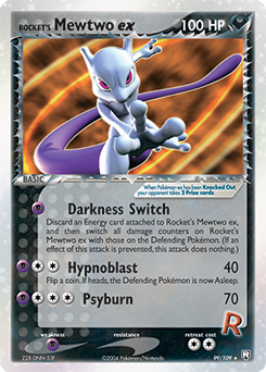Rocket's Mewtwo ex 099 — EX Team Rocket Returns (Italian Pokémon TCG card)