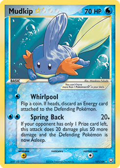 Mudkip ☆ 107 — EX Team Rocket Returns (Italian Pokémon TCG card)