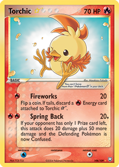 Torchic ☆ 108 — EX Team Rocket Returns (Italian Pokémon TCG card)